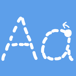 Natalie touch points and traces - iFontMaker Gallery